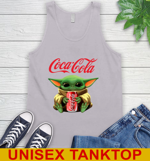 Star Wars Baby Yoda Hugs Coca Cola Soft Drink Shirt 73