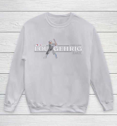 4 ALS Lou Gehrig Day Youth Sweatshirt 3