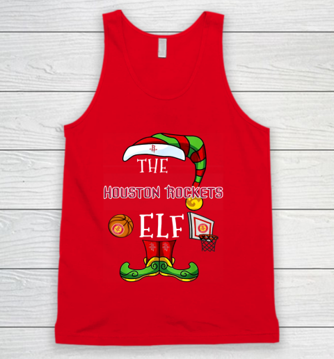 Houston Rockets Christmas ELF Funny NBA Tank Top 5