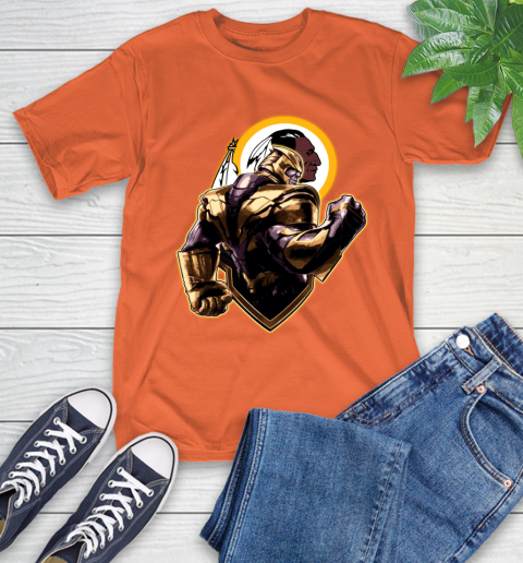 NFL Thanos Avengers Endgame Football Sports Washington Redskins T-Shirt 5