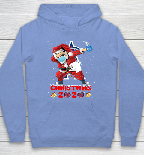 Los Angeles Angels Funny Santa Claus Dabbing Christmas 2020 MLB Hoodie 8
