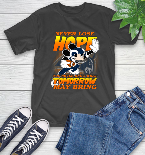Los Angeles Rams NFL Football Mickey Disney Never Lose Hope T-Shirt
