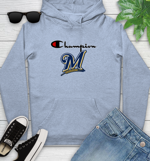 MLB Baseball Milwaukee Brewers Champion Shirt Youth Hoodie 7