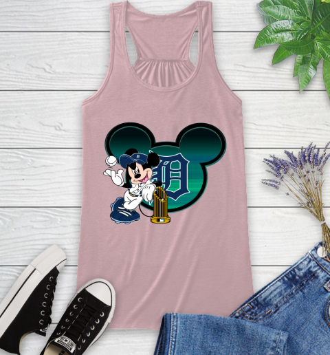MLB Detroit Tigers The Commissioner's Trophy Mickey Mouse Disney Racerback Tank 11