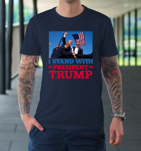 Trump Shot Shirt I Stand With President Trump T-Shirt 2