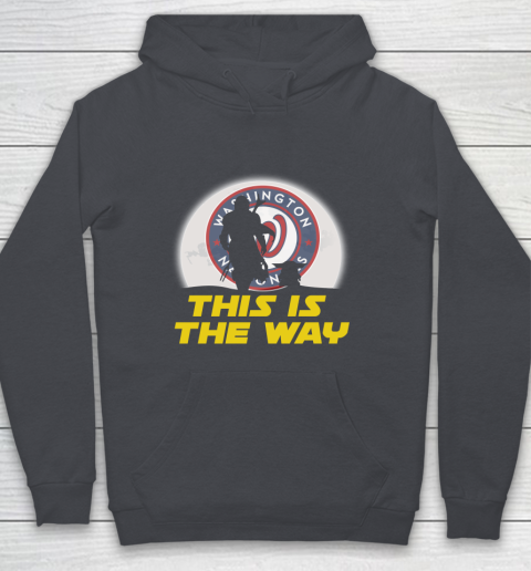 Washington Nationals MLB Baseball Star Wars Yoda And Mandalorian This Is The Way Youth Hoodie 5