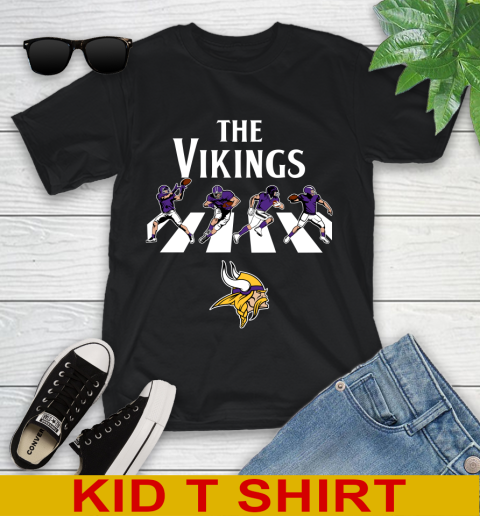 NFL Football Minnesota Vikings The Beatles Rock Band Shirt Youth T-Shirt