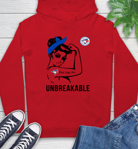 MLB Toronto Blue Jays Girl Unbreakable Baseball Sports Hoodie 8