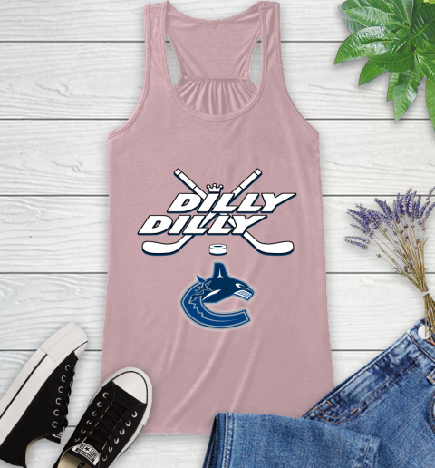 NHL Vancouver Canucks Dilly Dilly Hockey Sports Racerback Tank 11