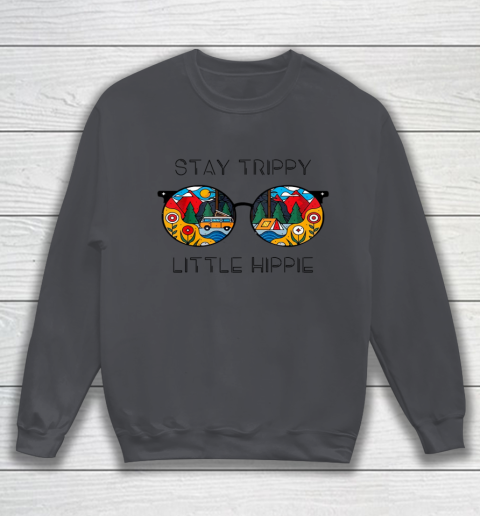 Stay Trippy Little Hippie Glasses Shirt Hippie Camping Gift