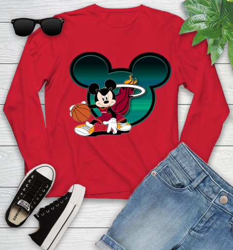 NBA Miami Heat Mickey Mouse Disney Basketball Youth Long Sleeve 11