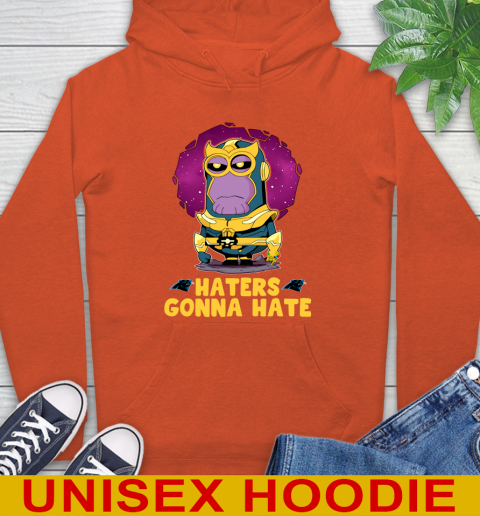 NFL Football Carolina Panthers Haters Gonna Hate Thanos Minion Marvel Shirt Hoodie 5