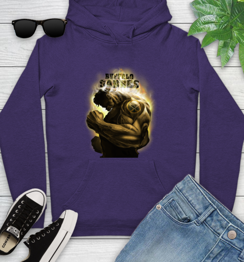 Buffalo Sabres NHL Hockey Hulk Marvel Avengers Sports Youth Hoodie 5