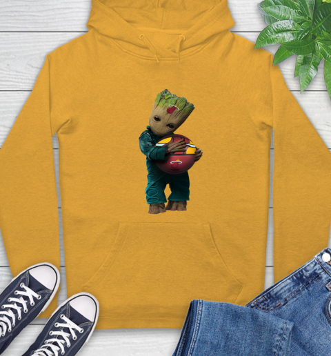 NBA Groot Guardians Of The Galaxy Basketball Sports Miami Heat Hoodie 3