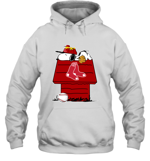 MLB Boston Red Sox Snoopy Woodstock The Peanuts Movie Baseball T