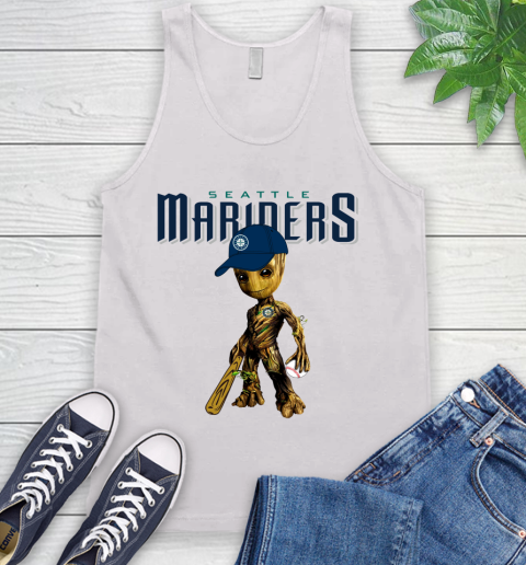 MLB Seattle Mariners Groot Guardians Of The Galaxy Baseball Tank Top