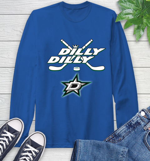 NHL Dallas Stars Dilly Dilly Hockey Sports Long Sleeve T-Shirt 9
