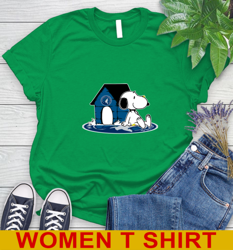 NBA Basketball Minnesota Timberwolves Snoopy The Peanuts Movie Shirt Women's T-Shirt 6