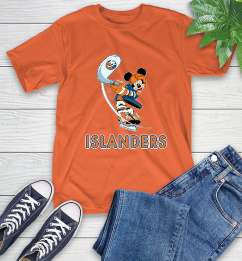 NHL Hockey New York Islanders Cheerful Mickey Mouse Shirt T-Shirt 5