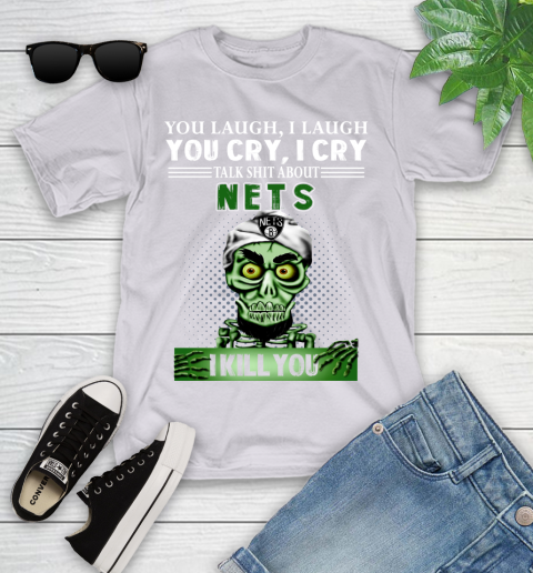 NBA Talk Shit About Brooklyn Nets I Kill You Achmed The Dead Terrorist Jeffrey Dunham Basketball Youth T-Shirt 4