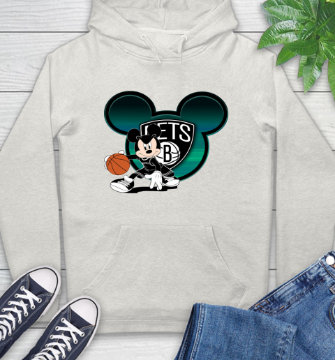 NBA Brooklyn Nets Mickey Mouse Disney Basketball Hoodie 12