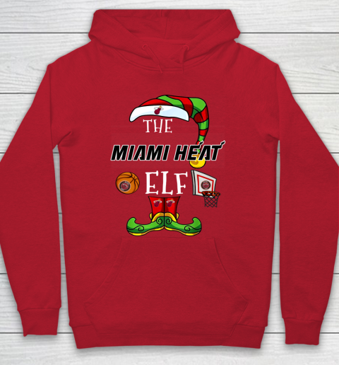 Miami Heat Christmas ELF Funny NBA Hoodie 7