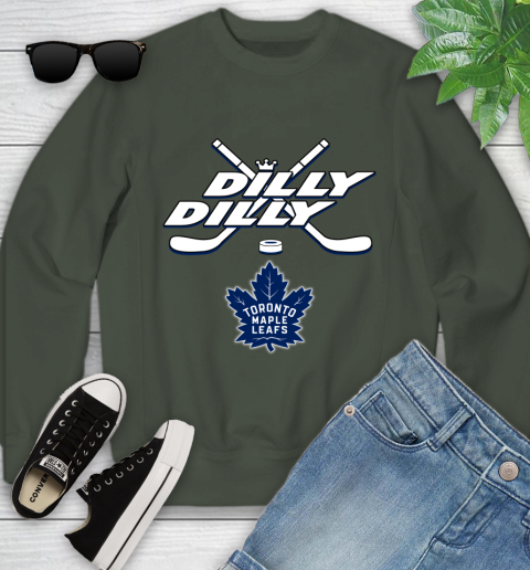 NHL Toronto Maple Leafs Dilly Dilly Hockey Sports Youth Sweatshirt 10