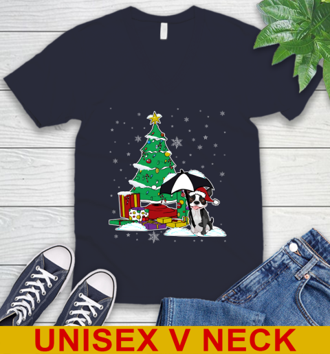 Boston Terrier Christmas Dog Lovers Shirts 48