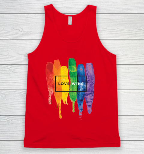 Love wins tank top top