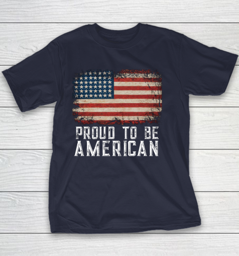 Proud American Patriotic USA Flag Youth T-Shirt 2