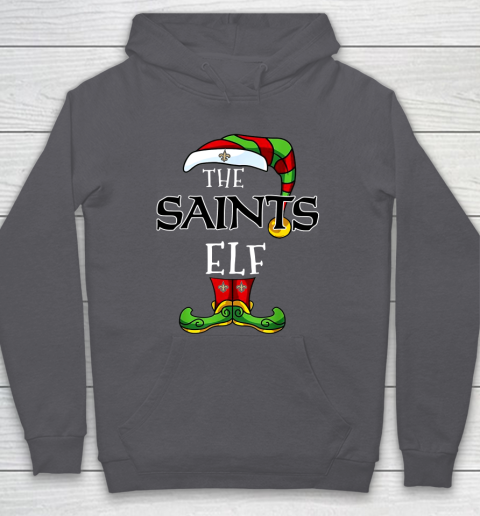 New Orleans Saints Christmas ELF Funny NFL Hoodie 4