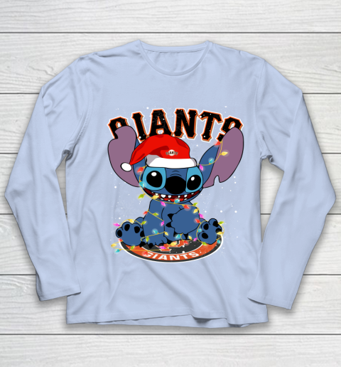 San Francisco Giants MLB noel stitch Baseball Christmas Youth Long Sleeve 5