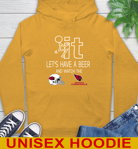 Arizona Cardinals Football NFL Let's Have A Beer And Watch Your Team Sports Hoodie 2