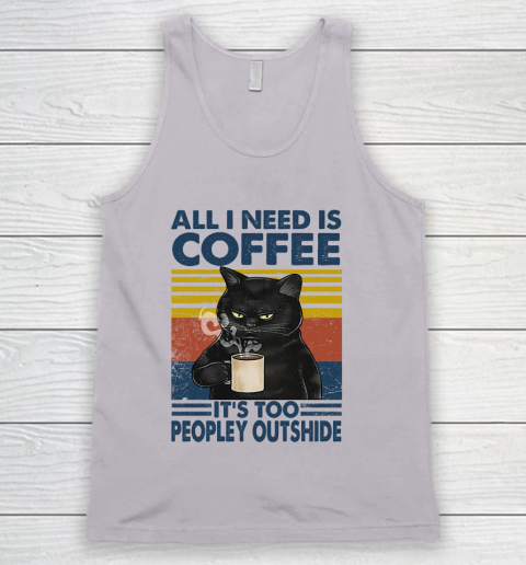 Cat that's what I do I drink beer I hate people and I know things vintage Tank Top 2