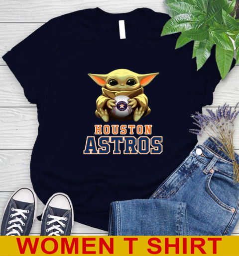 MLB Baseball Houston Astros Star Wars Baby Yoda Shirt 91