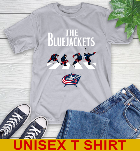 NHL Hockey Columbus Blue Jackets The Beatles Rock Band Shirt T-Shirt 5