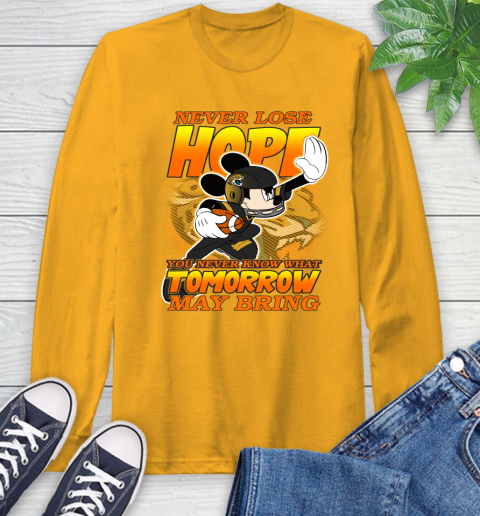 Jacksonville Jaguars NFL Football Mickey Disney Never Lose Hope Long Sleeve T-Shirt 2