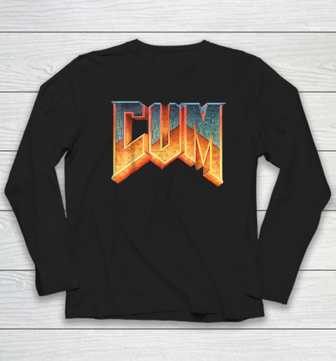 Dooms Cum Vintage Game Lover Long Sleeve T-Shirt