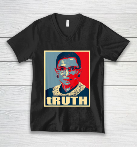 Truth  Notorious RBG Ruth Bader Ginsburg  RBG V-Neck T-Shirt