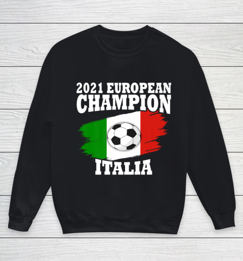 Italy Jersey Soccer Champions Euro 2021 Italia Youth Sweatshirt