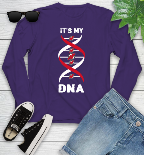 New Jersey Devils NHL Hockey It's My DNA Sports Youth Long Sleeve 4