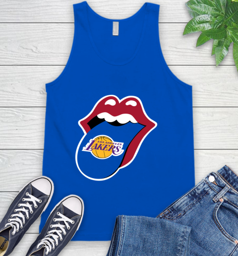 Los Angeles Lakers NBA Basketball Lips I Root For My Team Adoring Fan 74