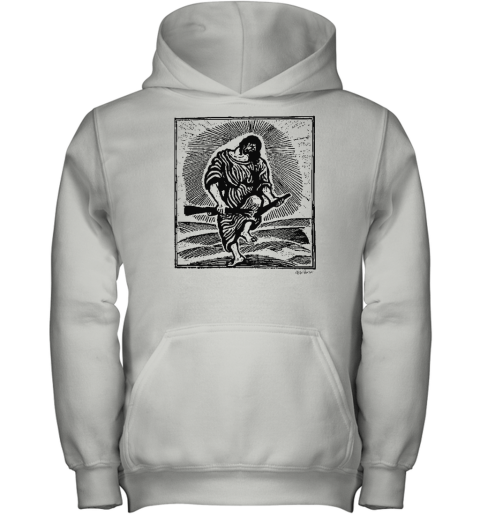 Christ Jesus Breaks The Rifle Youth Hoodie