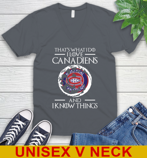 Montreal Canadiens NHL Hockey That's What I Do I Love My Team And I Know Things Game Of Thrones 50
