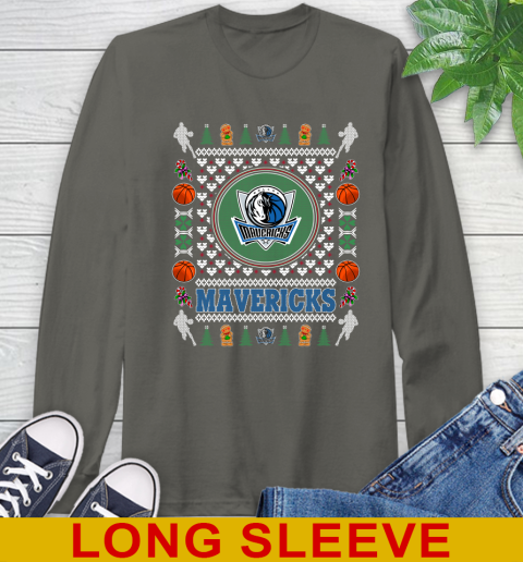 Dallas Mavericks Merry Christmas NBA Basketball Loyal Fan Long Sleeve T-Shirt 10
