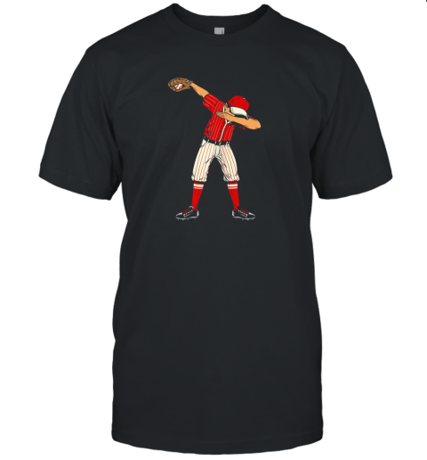 Dabbing Baseball Catcher Gift Shirt Men Boys Kids BZR Unisex Jersey Tee