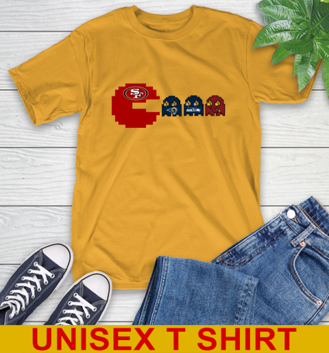 San Francisco 49ers NFL Football Pac Man Champion T-Shirt 3