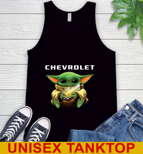 Star Wars Baby Yoda Hugs Chevrolet Car Shirt 67