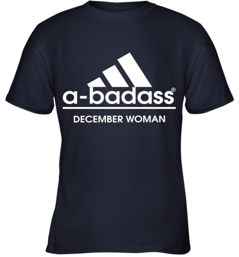 A Badass December Women Are Born In March Youth T-Shirt