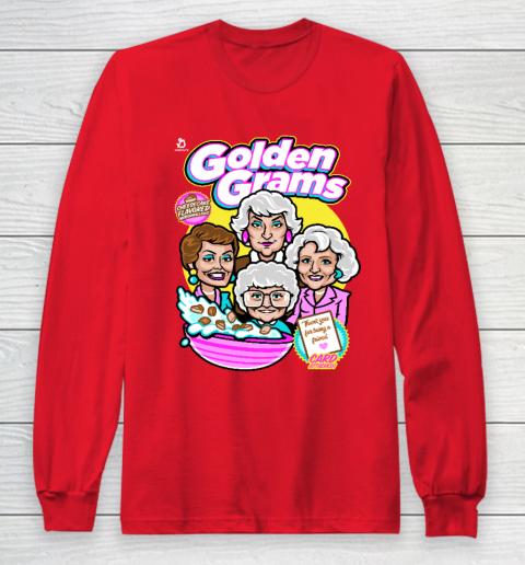 Golden Girls Tshirt Golden Grams Cereal Long Sleeve T-Shirt 7